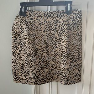 Rare Brandy Melville Phoebe Leopard Print Skirt